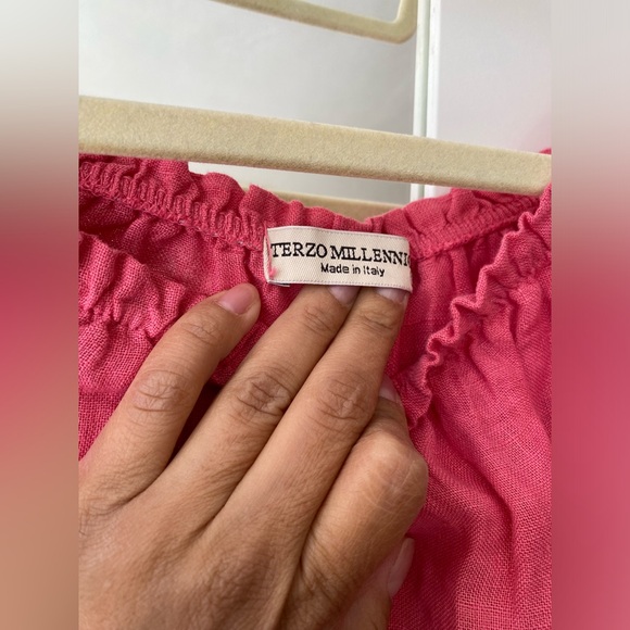 Terzo Millennio Women Pink Top Size Medium - Picture 2 of 6